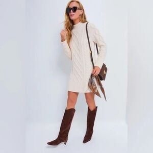 NWT Hyacinth House/Tuckernuck Cream Whistler Sweater Dress XLGorgeous and cozy,